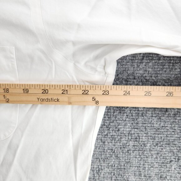 Brooks Brothers 16 34/35 Non-Iron All Cotton Point Slim White Long Sleeve Preppy - Picture 15 of 16